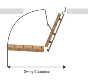 Measure Swing Clearance Diagram