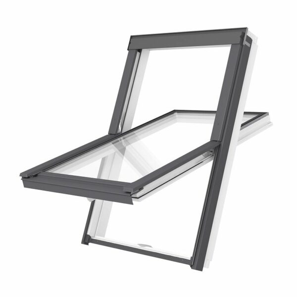 Liteleader Ecowhite+ Centre Pivot Roof Window White Painted Finish