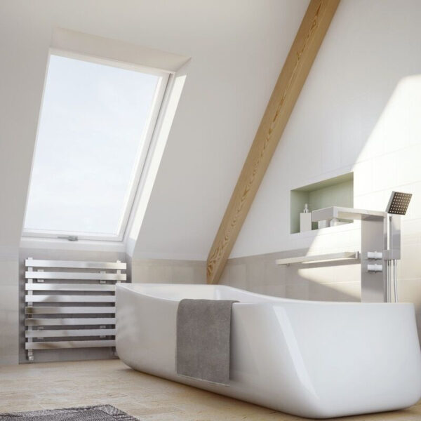 Liteleader Ecowhite+ Centre Pivot Roof Window White Painted Finish - Image 4