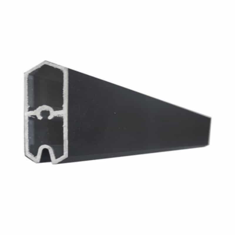Arena Premium Aluminium Top Rail 1830mm - Black