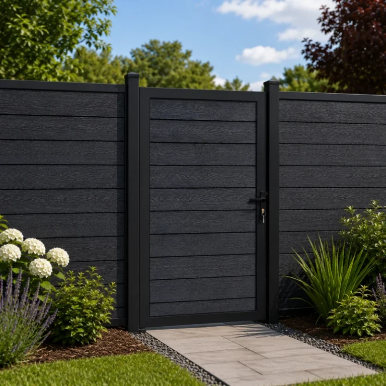 Arena Premium Composite Fence Gate Kit - Graphite Grey
