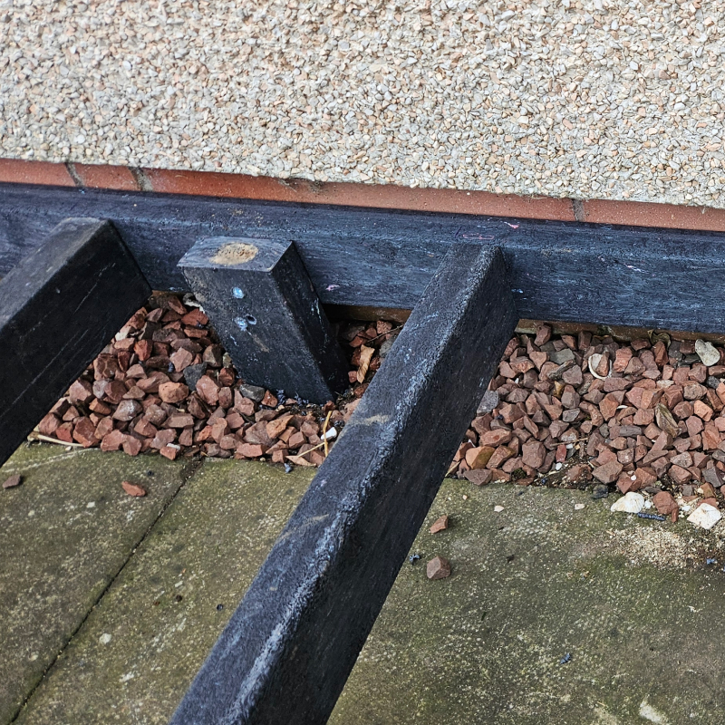 Decking Subframe Post (Black) - Image 6