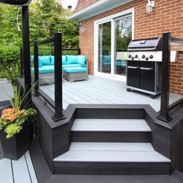 Arena Premium Plus Composite Capped Slatted Cladding End Trim - Image 8