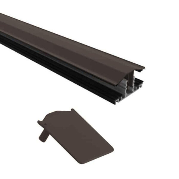 Capex Snapdown 10mm-25mm Glazing Bar - Brown