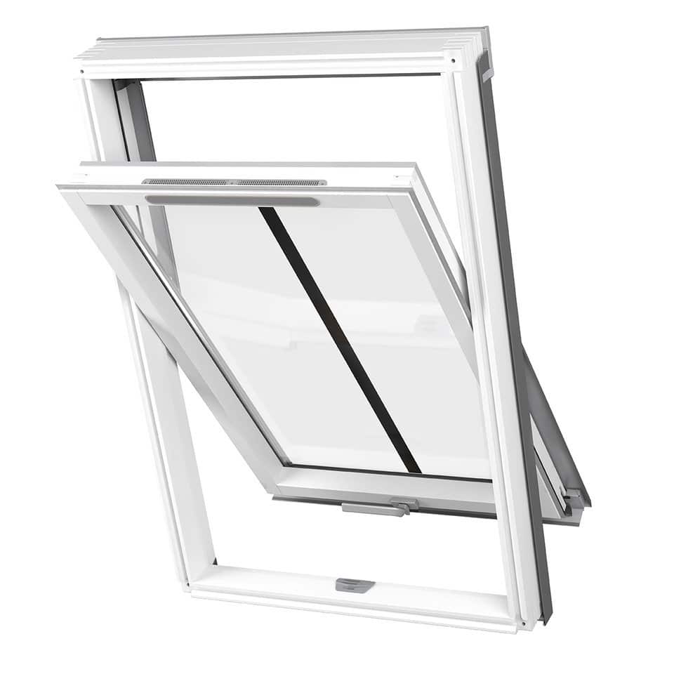 Liteleader Ecovintage Conservation Centre Pivot Roof Window White Painted