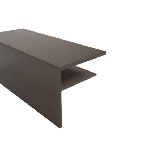 Brown Aluminium F-Section
