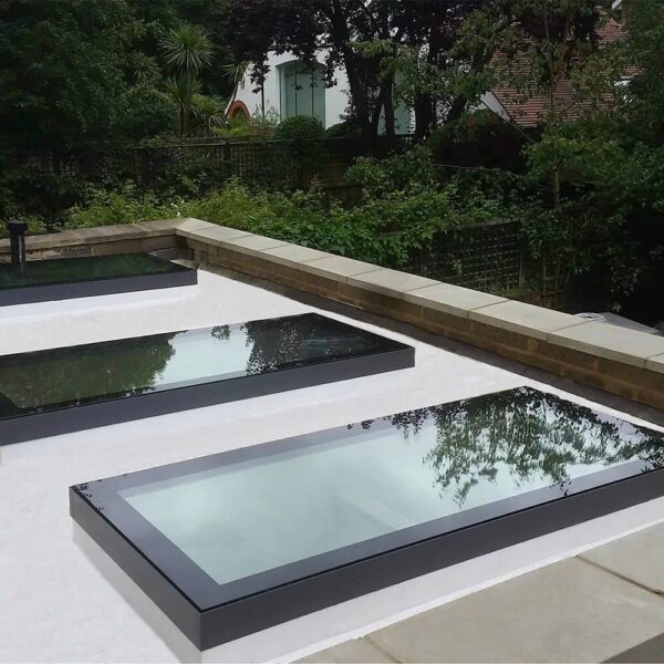 Infinity Walk On Flat Glass Rooflight - Framed - Image 3