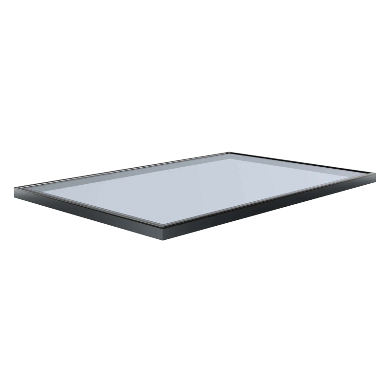 Korniche Aluminium Flat Glass Roof Window - Premium Blue 1.0 U-Value