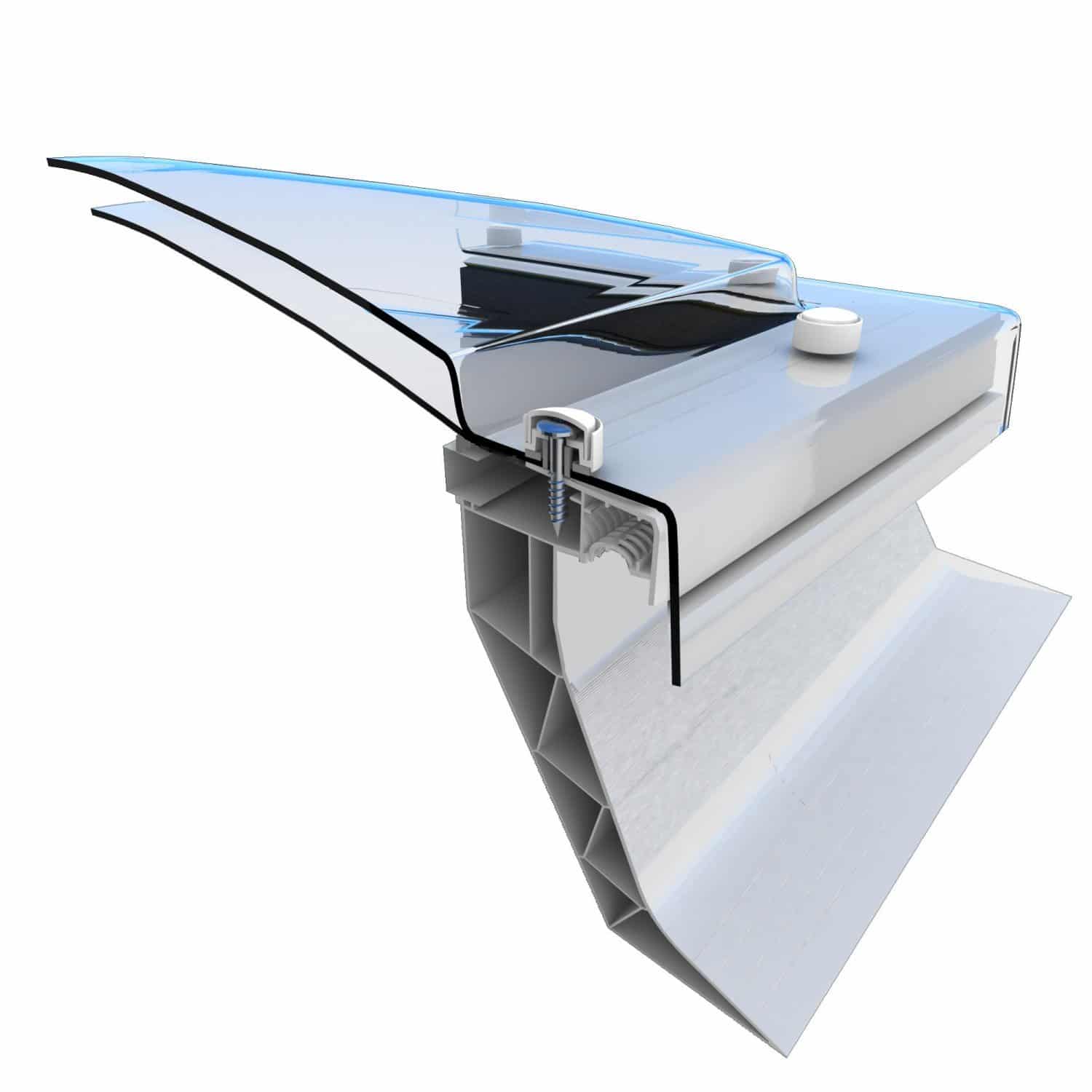 Mardome Trade Fixed Flat Roof Dome With Upstand - Image 2