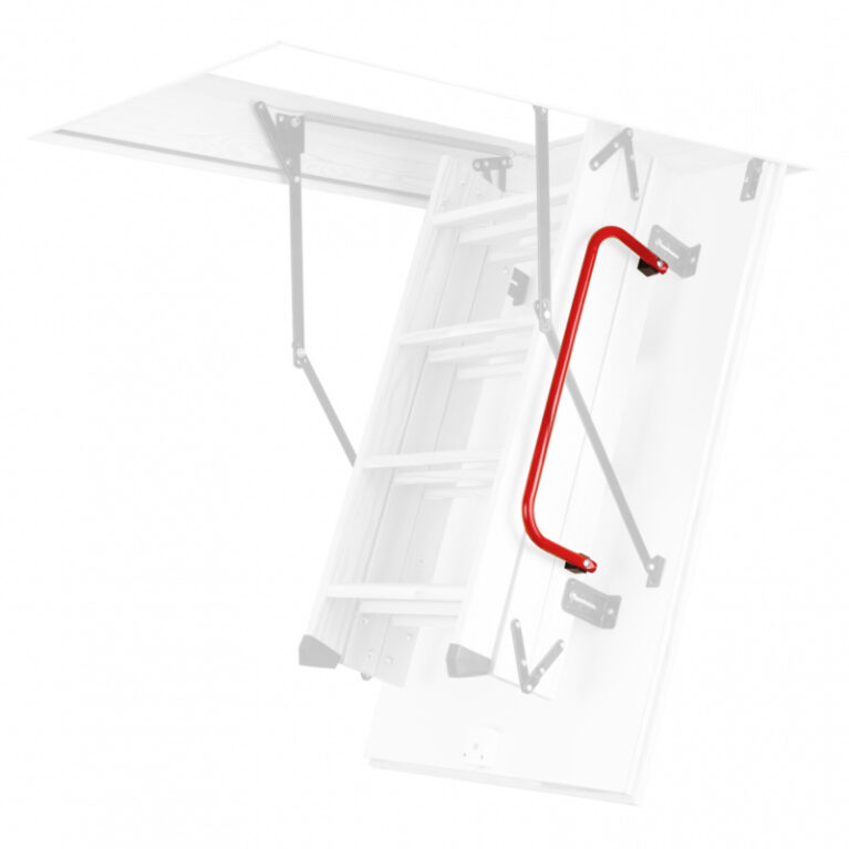 Oman Loft Ladder &#038; Hatch &#8211; Replacement Handrail Red
