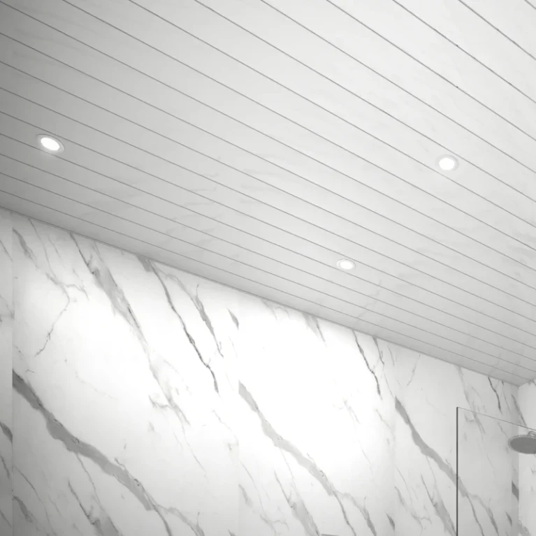 Zest Ceiling Panel – Gloss White Strip