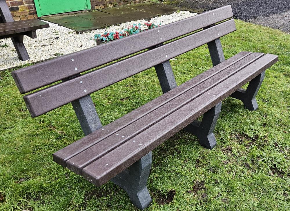 Composite Bench (Arran) - 830 x 410 x 2000 mm - Image 2