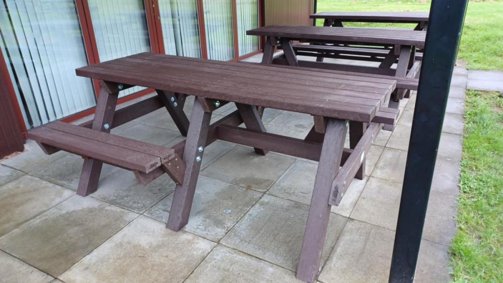 Composite Picnic Table (Bob) - 2000 x 1540 x 830 mm - Image 2