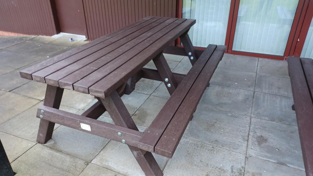 Composite Picnic Table (Bob) - 2000 x 1540 x 830 mm - Image 3