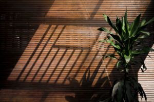 Indoor outdoor feature wall