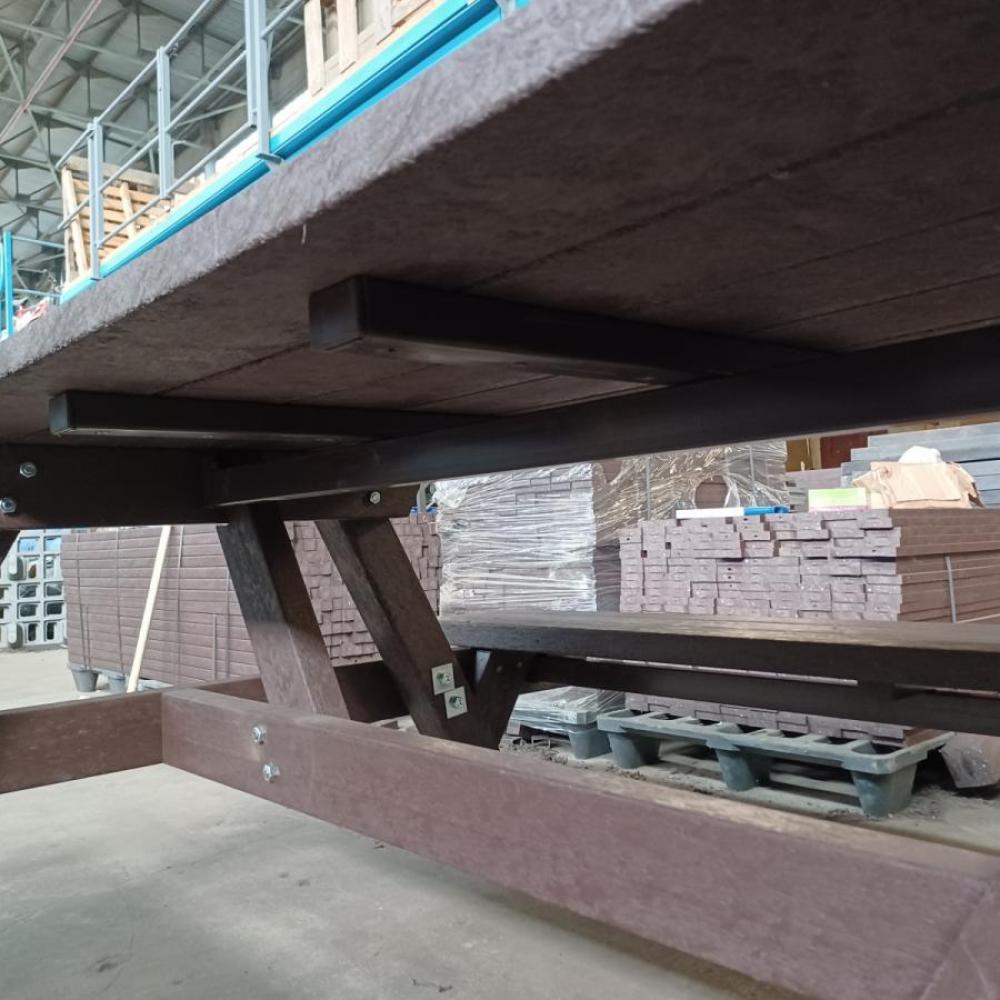 Composite Extra Large Picnic Table - 2000 x 800 x 1850 mm - Image 2