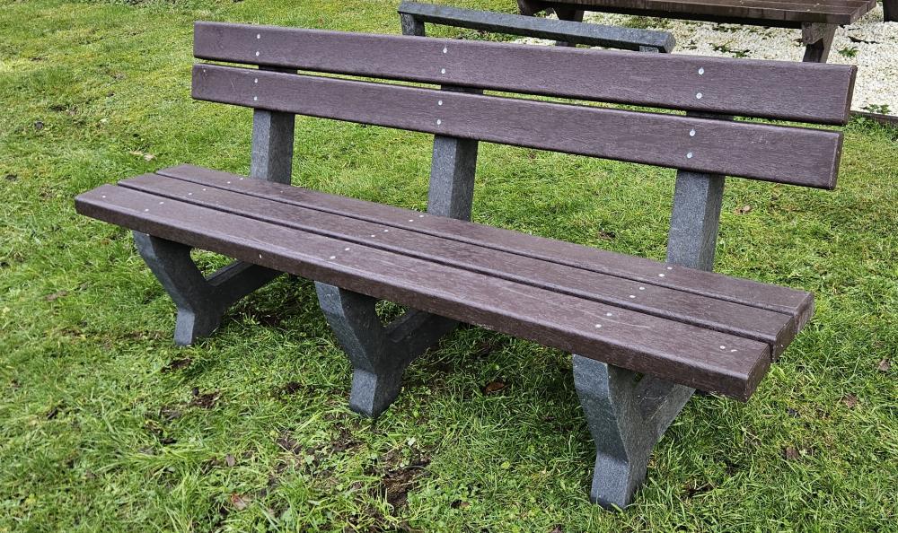 Composite Bench (Lewis) - 830 x 410 x 1700 mm - Image 2