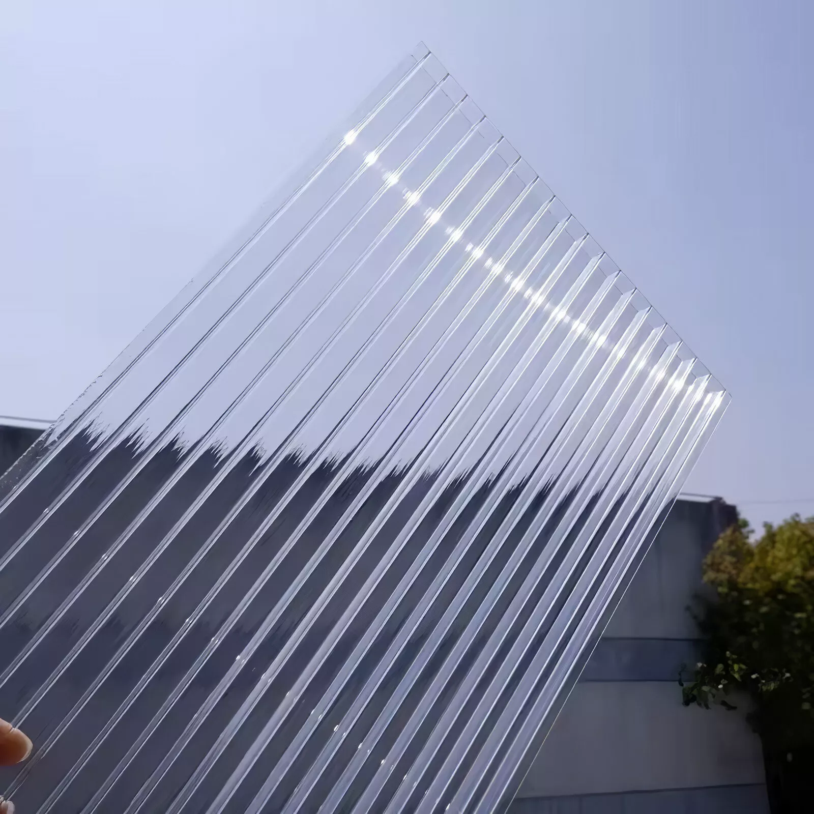 10mm Clear Twinwall Polycarbonate Sheet - Image 2